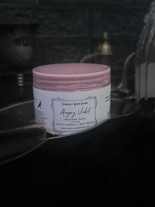 Angry Violet Whipped Soap